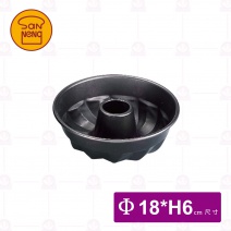 【三能】SN6826淺雙層空心菊花戚風蛋糕模(800不沾系列