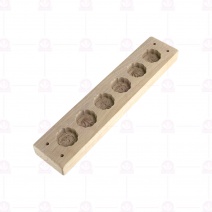【三能】糕印6空(圓齒) 4.7x1.6cm