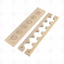 【三能】糕印6空(圓齒) 4.7x1.6cm