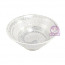 日7吋麵井白灰彩Φ18cm*H7.5cm