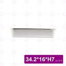 不銹鋼三格調味盒 日式 34.2x16xH7cm