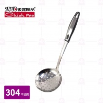 【潔豹】304不銹鋼 白金漢 大漏杓 柄長28x11.5 cm