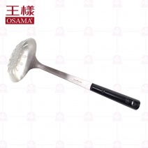 王樣 316不銹鋼 電木柄漏杓 杓口徑11.9 總長35.2cm