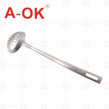 【A-OK】火鍋杓小-(孔) 6.5x27cm/柄長21cm