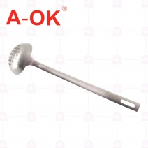 【A-OK】火鍋杓大-(孔) 杓口徑7.5 柄長25.5cm