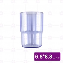 【鎰滿】PC直紋 水杯  250cc