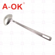 【A-OK】#304不鏽鋼火鍋杓大密 7.5x7x30cm