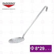 【Paderno】一體成型圓漏杓-Φ8x29cm