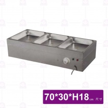 溫控厚三格餐架-小110V(方盤另購)