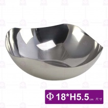 不鏽鋼簡約沙拉碗-Φ16xH5.5cm