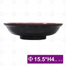  【LihTay】3048天井碗(蓋)(紅黑) (24入/盒)