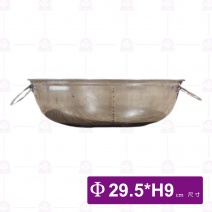 超大加工火鍋(3格)-Φ29.5xH9cm