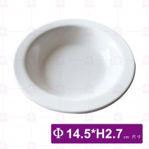 【LihTay】806沙拉盤(白)-Φ14.5xH2.7cm
