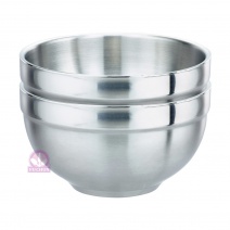 【PERFECT理想】316不鏽鋼不鏽鋼雙層碗 12cm (2入/組)