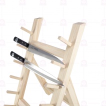 木製6段掛架 (不含刀具)
