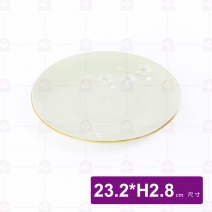 花好9吋盤  23.2xH2.8cm