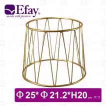 【Efay】3D止滑圓展示架皇冠金色-8吋
