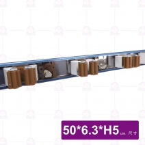 拖把掛勾(原木色) 5掛-50x6.3xH5cm