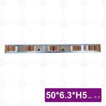 拖把掛勾(原木色) 5掛-50x6.3xH5cm