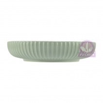 條絨矮碗 6.5吋-綠 Φ16.3xH3.5cm  (5入/盒)