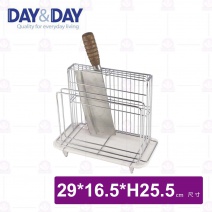 【DAY&DAY】ST3215 桌上型菜刀砧板架-29x16.5xH25.5cm