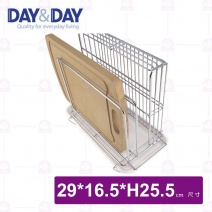 【DAY&DAY】ST3215 桌上型菜刀砧板架-29x16.5xH25.5cm