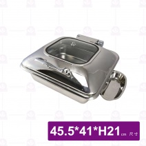 方型電磁爐全翻湯爐(玻璃蓋) 6L