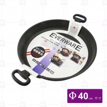 【EVERWARE】鐵鏟專用多功能不沾鍋(雙耳)-Φ40cm