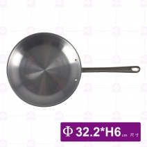 拋光平底鍋(白色) 12吋-32.2xH6cm