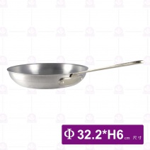 拋光平底鍋(白色) 12吋-32.2xH6cm
