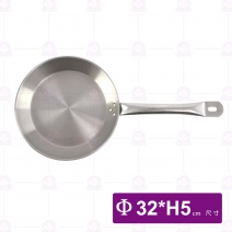 ST複合底煎鍋(鋼面)-Φ32xH5cm