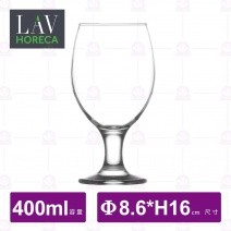 【LAV HORECA】A70291索菲亞高腳啤酒杯(6入/盒)-400ml