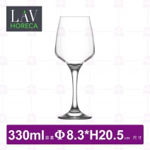 【LAV HORECA】A70031里昂細緻紅酒杯(12入/盒)-330ml