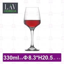【LAV HORECA】A70031里昂細緻紅酒杯(12入/盒)-330ml
