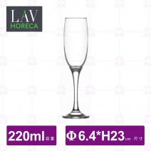 【LAV HORECA】A72202威尼斯細緻香檳杯(12入/盒)-220m