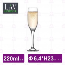 【LAV HORECA】A72202威尼斯細緻香檳杯(12入/盒)-220m