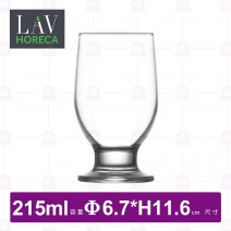 【LAV HORECA】A72554河濱市短腳水杯(12入/盒)-215ml