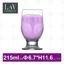 【LAV HORECA】A72554河濱市短腳水杯(12入/盒)-215ml
