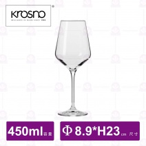 【KROSNO】K09738前衛創新水晶白酒杯(4入/盒)-450ml