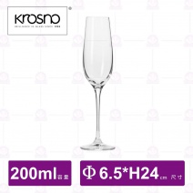 【KROSNO】K88241和諧系列水晶香檳杯(6入/盒)-200ml