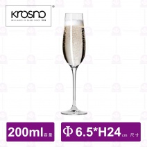 【KROSNO】K88241和諧系列水晶香檳杯(6入/盒)-200ml