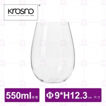 【KROSNO】K95218和諧系列無腳酒杯(6入/盒)-550ml