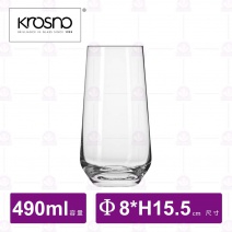 【KROSNO】K89415華麗平底高球杯(6入/盒)-490ml