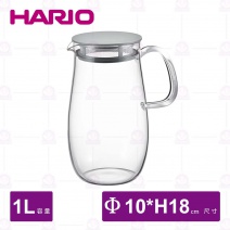 【HARIO】H48392日製灰麥耐熱水壺-1L