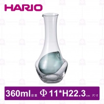 【HARIO】H28741藍綠色手工清酒壺-360ml