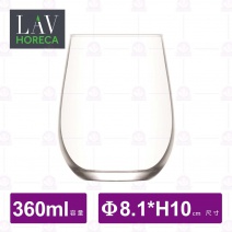 【LAV HORECA】A70505巴黎細緻冷飲杯(12入/盒)-360ml