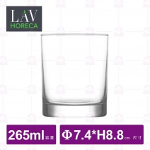 【LAV HORECA】A70413鹿特丹厚底威杯(12入/盒)-265ml