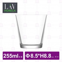 【LAV HORECA】A70642赫爾辛基寬口威杯(12入/盒)-255m