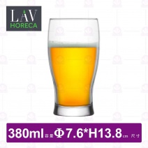 【LAV HORECA】A70635布里斯托啤酒杯(12入/盒)-380ml