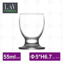 【LAV HORECA】A72325拿坡里短腳烈酒杯(24入/盒)-55ml